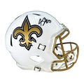Jeremy Shockey Signed New Orleans Saints Alt 2025 Speed Full-Size Replica Football Helmet (Beckett)