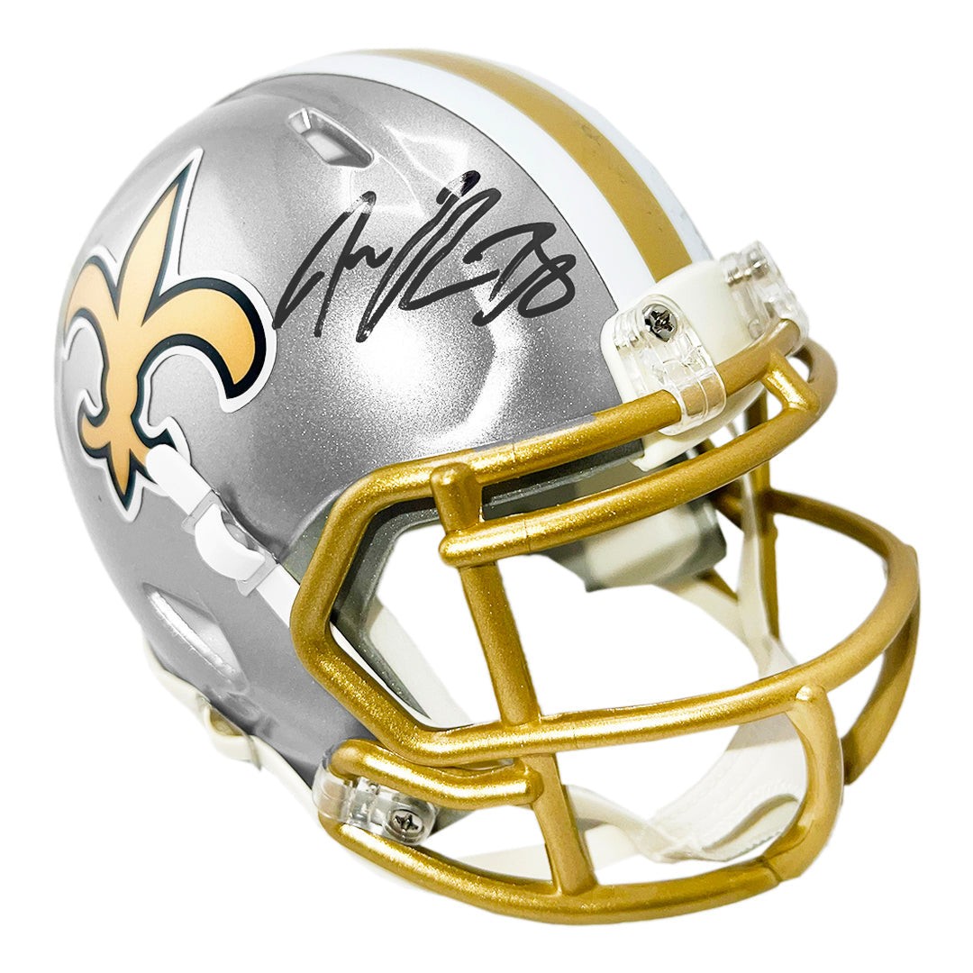 Jeremy Shockey Signed New Orleans Saints Flash Mini Football Helmet (Beckett)