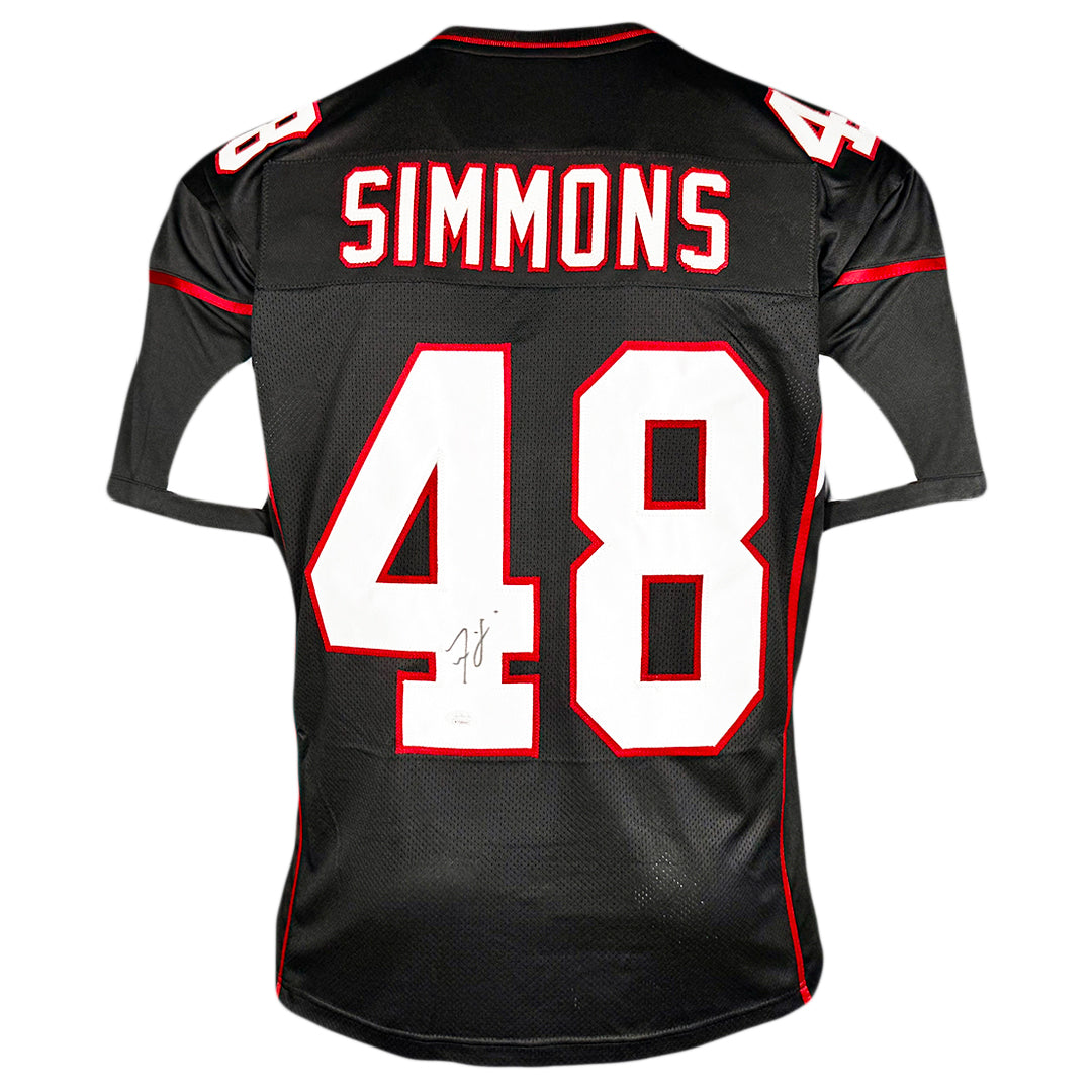 Isaiah Simmons Signed Arizona Black Football Jersey (JSA)