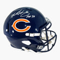 Mike Singletary Signed HOF 98 Chicago Speed Full-Size Replica Football Helmet (Beckett)