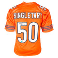 Mike Singletary Signed Chicago Orange Football Jersey (JSA)