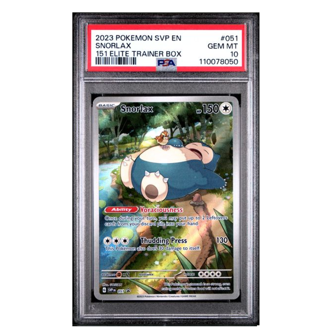 Snorlax Promo SVP-EN #051 PSA 10