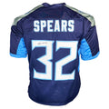 Tyjae Spears Signed Tennessee Navy Football Jersey (JSA)