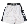 Michael "Jinx" Spinks Signed White Boxing Trunks (JSA)