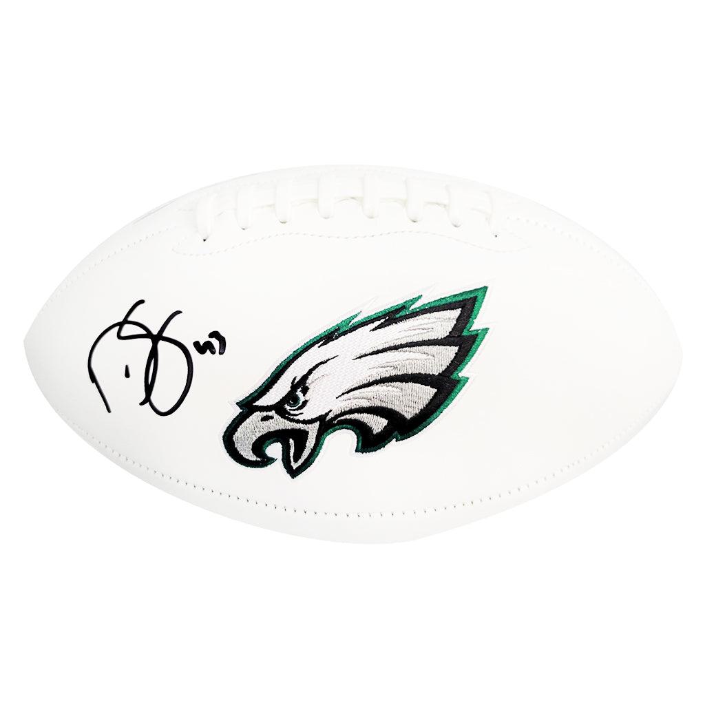 Darren Sproles Signed Philadelphia Eagles Official NFL Team Logo White Football (Beckett)