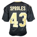Darren Sproles Signed New Orleans Black Football Jersey (Beckett )