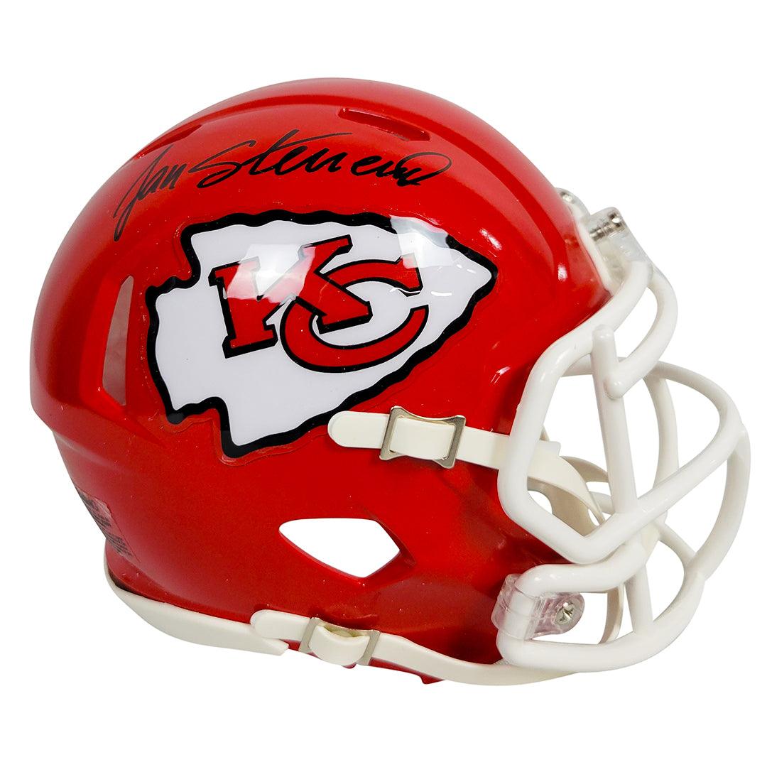 Jan Stenerud Signed Kansas City Chiefs Speed Mini Replica Football Helmet (JSA)