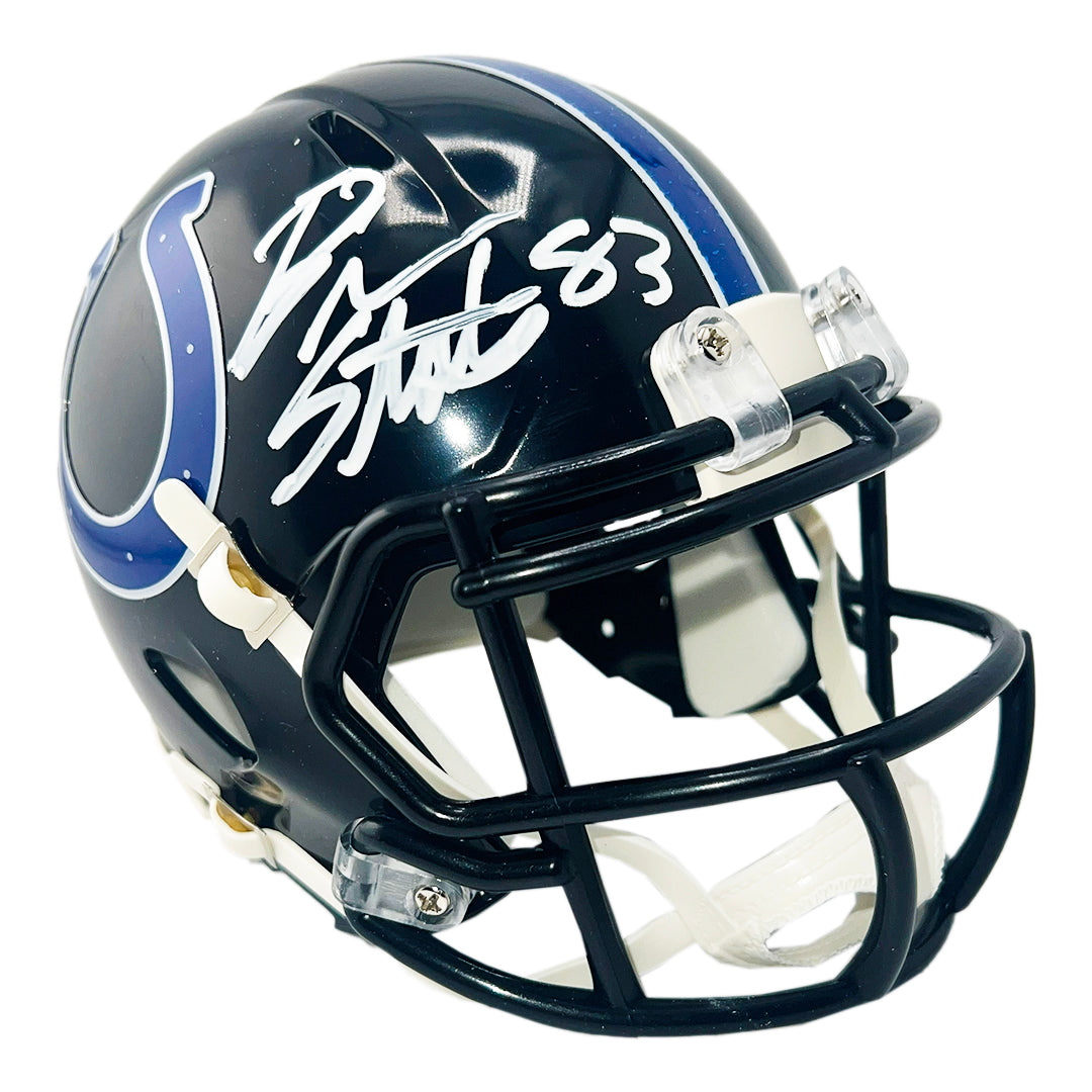 Brandon Stokley Signed Indianapolis Colts Alt 2023 Speed Mini Football Helmet (Beckett)
