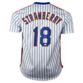 Darryl Strawberry Signed New York #18 Pro-Edition Pinstripe Baseball Jersey (JSA)