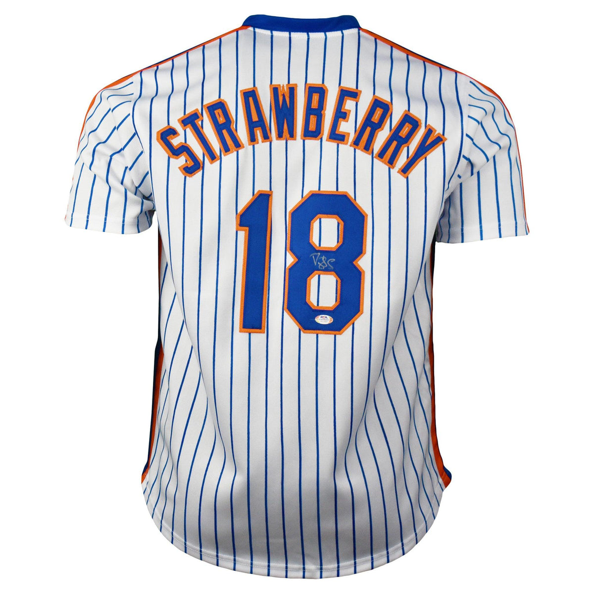 Darryl Strawberry Signed New York #18 Pro-Edition Pinstripe Baseball Jersey (JSA)