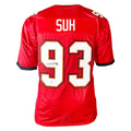 Ndamukong Suh Signed Tampa Bay Red Football Jersey (Beckett)