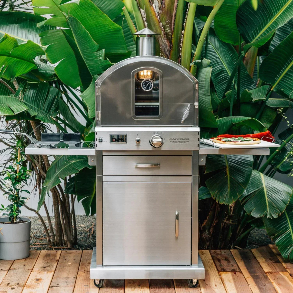 Summerset 60" Outdoor Freestanding Gas Pizza Oven [SS-OVFS-LP/NG] (SAK17543) (Liquid Propane)