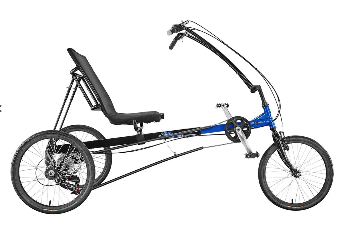 Sun Seeker Eco-Delta SX 7 Speed Recumbent Trike (Blue-Gray)