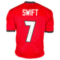 D'Andre Swift Signed Georgia College Red Football Jersey (Beckett)