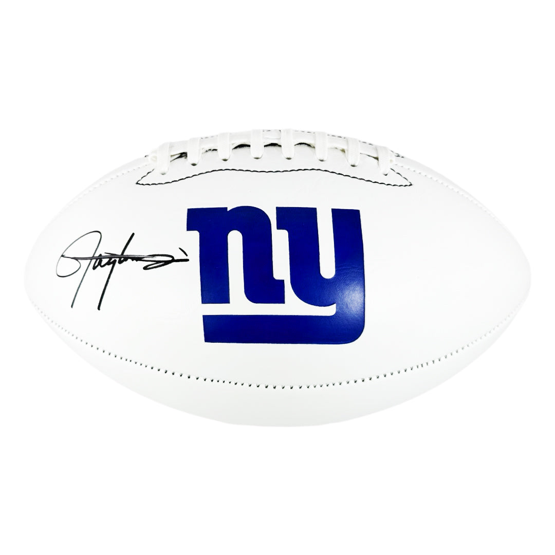 Lawrence Taylor Signed New York Giants Official NFL Team Logo Football (Beckett)