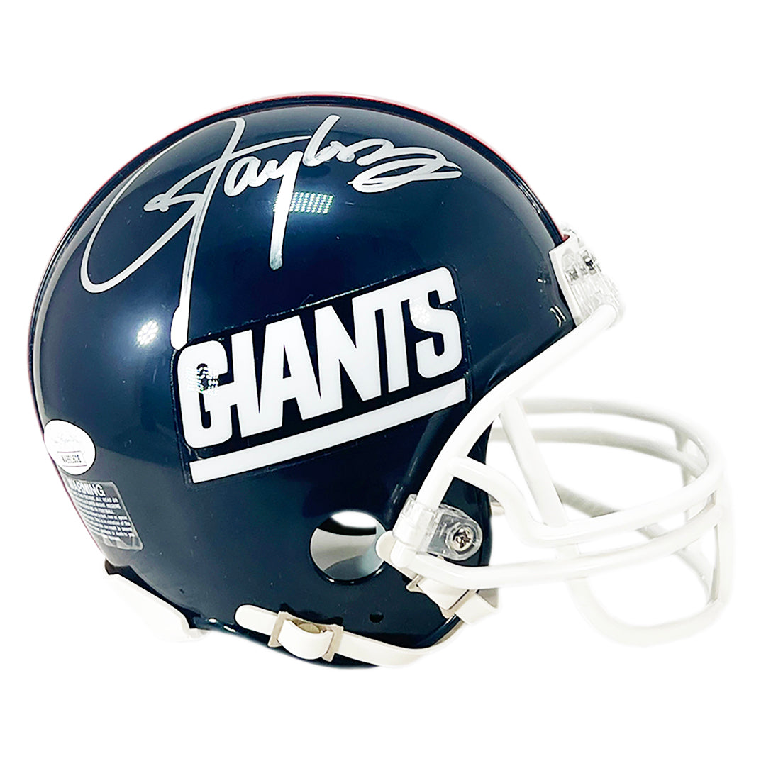 Lawrence Taylor Signed New York Giants 1981-99 Throwback Mini Replica Football Helmet (JSA)