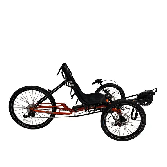 TerraTrike Gran Tourismo e-Plus Flame On Recumbent Trike