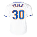 Josh Thole Signed Caught First NYM No Hitter 6/1/12 - No Han Inscription New York White Baseball Jersey (JSA)