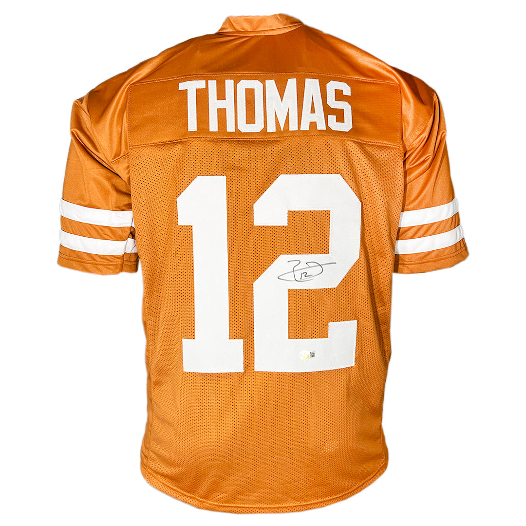 Earl Thomas Signed Texas College Orange Football Jersey (JSA)