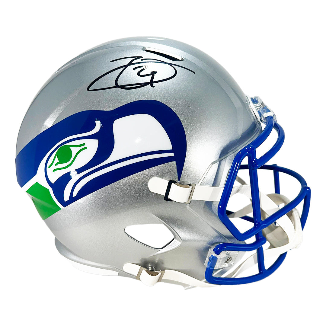 Earl Thomas Signed Seattle Seahawks Throwback 83-01 Speed Full-Size Replica Football Helmet (Beckett)