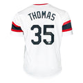Frank Thomas Signed Chicago White Throwback Baseball Jersey (Beckett)