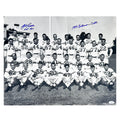 Y.A. Tittle Signed HOF 1971, 1948 Baltimore Colts Inscription Pose 9 Football 16x20 Photo (JSA)