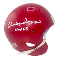 Charley Trippi Signed HOF 68 Inscription Chicago Cardinals Mini Schutt Football Helmet (JSA)