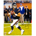 Mitchell Trubisky Signed Pose 1 Football 16x20 Photo (Fanatics)