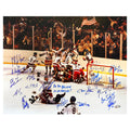 Miracle On Ice 18-Autograph 1980's Gold Medalists Team USA 16x20 Photo (Beckett)