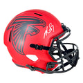 Michael Vick Signed Atlanta Falcons Rave Full-Size Replica Football Helmet (Beckett)