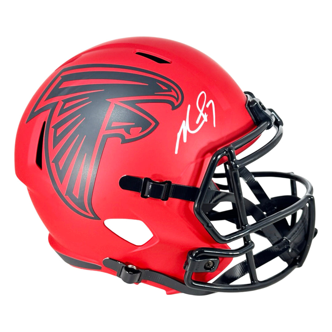 Michael Vick Signed Atlanta Falcons Rave Full-Size Replica Football Helmet (Beckett)