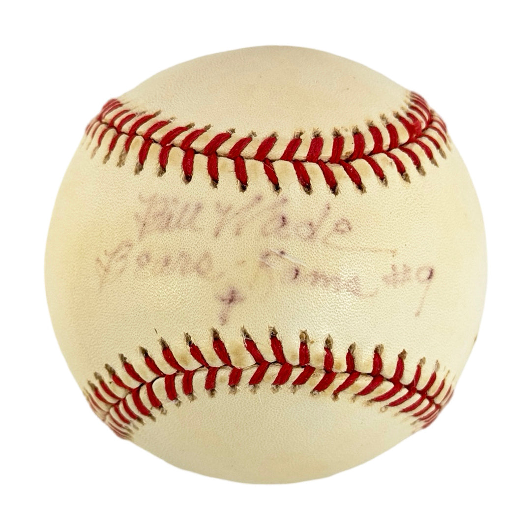 Bill Wade Signed Bobby Brown President Rawlings Official American League Baseball (JSA)