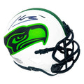 Kenneth Walker III Signed Seattle Seahawks Lunar Eclipse Speed Mini Football Helmet (Beckett)