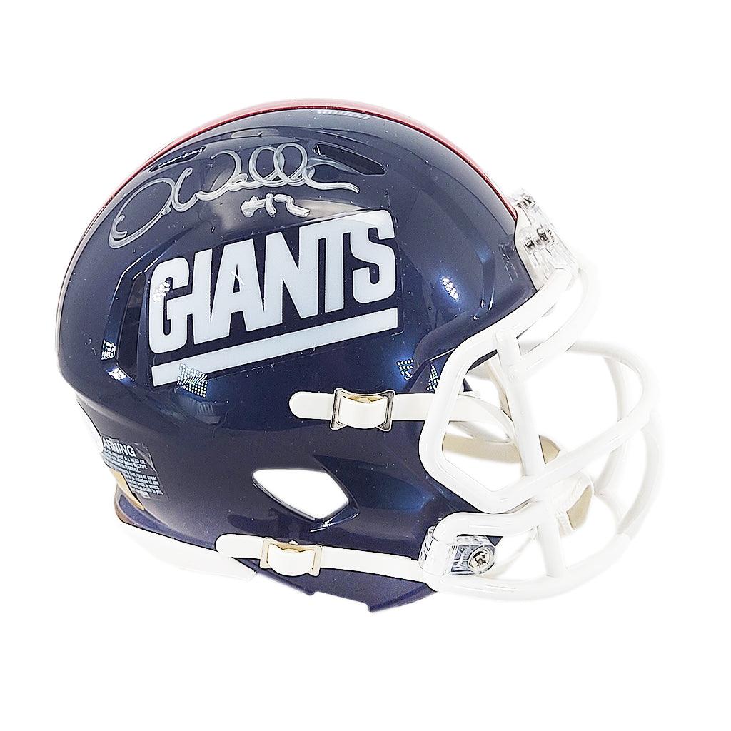Darren Waller Signed New York Giants Throwback 81-99 Speed Mini Football Helmet (JSA)