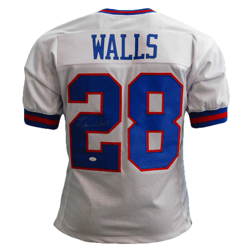 Everson Walls Signed New York White Football Jersey (JSA)
