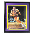Jerry West Signed Los Angeles Pose 1 Basketball 16x20 Framed Photo (JSA)