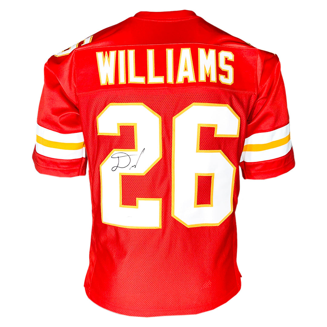 Damien Williams Signed Kansas City Red Football Jersey (JSA)