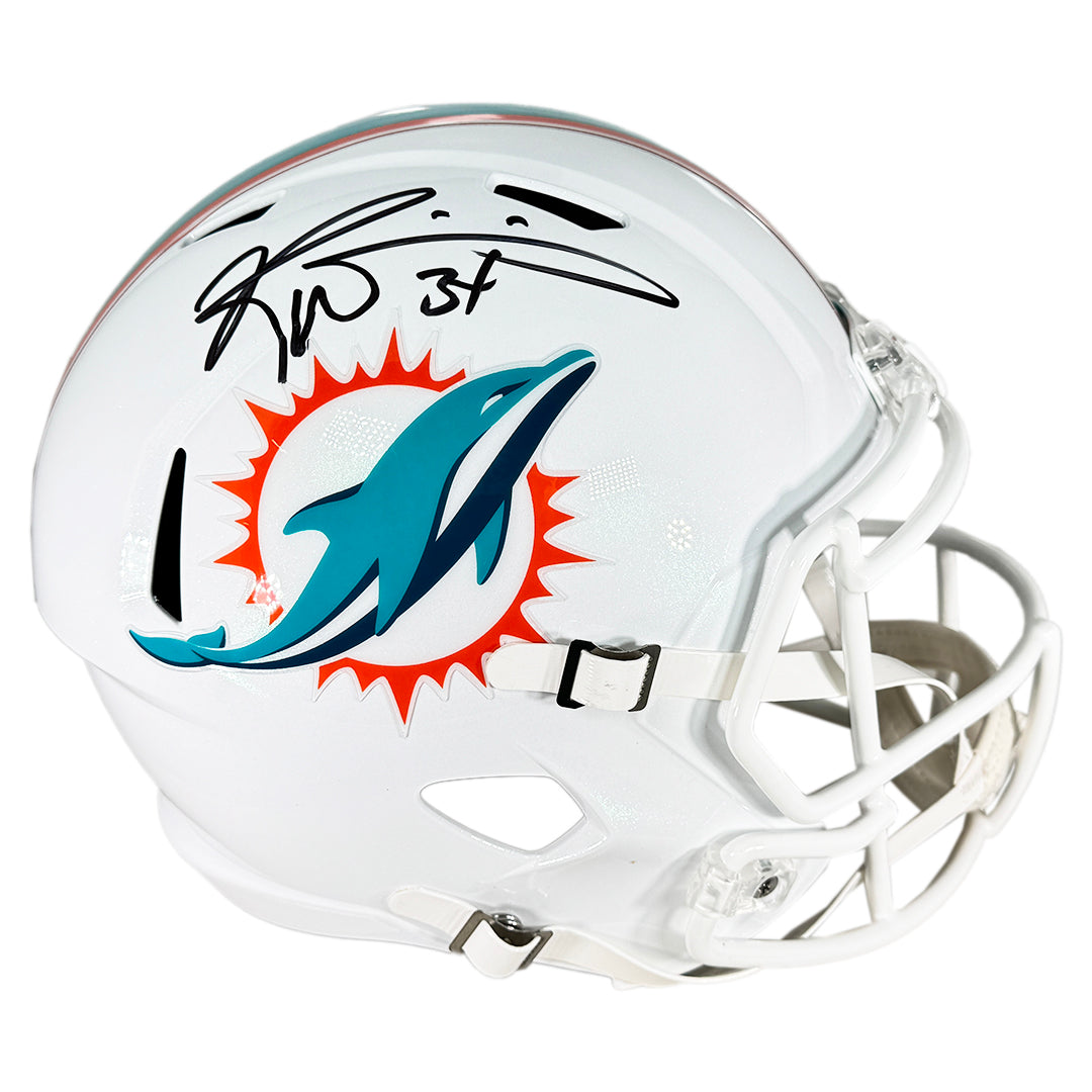 Ricky Williams Signed Miami Dolphins Speed Full-Size Replica Football Helmet (Beckett)