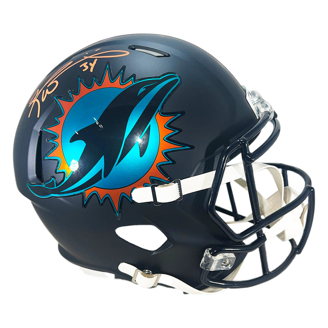 Ricky Williams Signed Miami Dolphins Rivalries Speed Full-Size Replica Football Helmet (JSA)