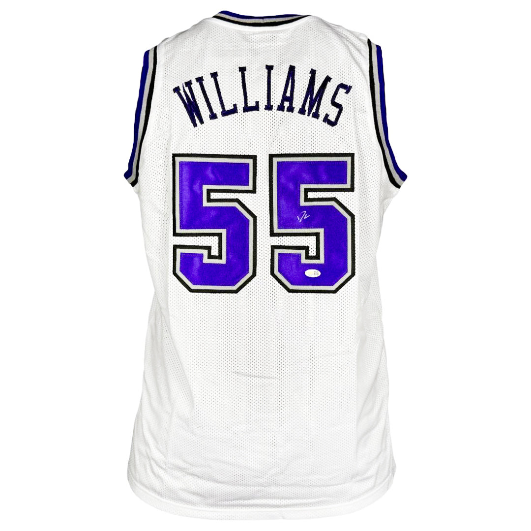 Jason Williams Signed Sacramento White Basketball Jersey (JSA)