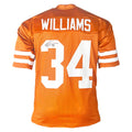 Ricky Williams Signed Signed on #3 Texas College Orange Football Jersey (JSA)