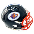 Henry Winkler Coach Klein Signed Mud Dogs Speed Mini Black Football Helmet (Beckett)