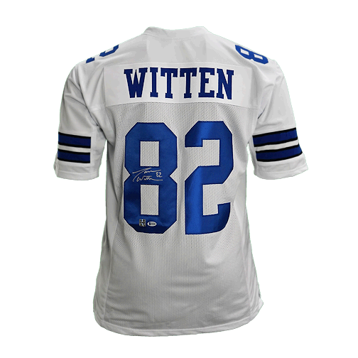 Jason Witten Signed Dallas Pro Edition White Football Jersey (Beckett)